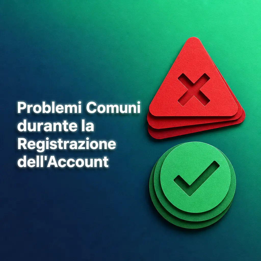 Problemi Comuni durante la Registrazione dell'Account